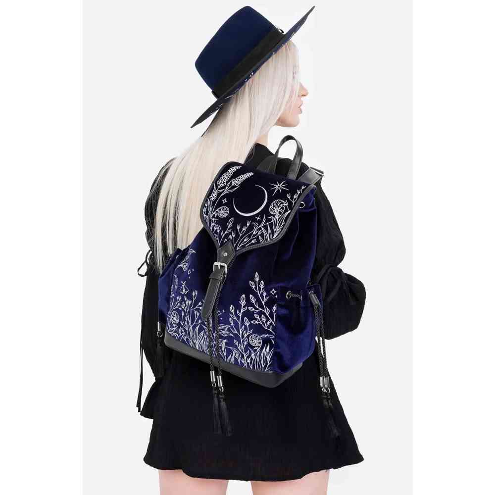 Restyle - MOONLIT MEADOW Rucksack - Dunkelblau